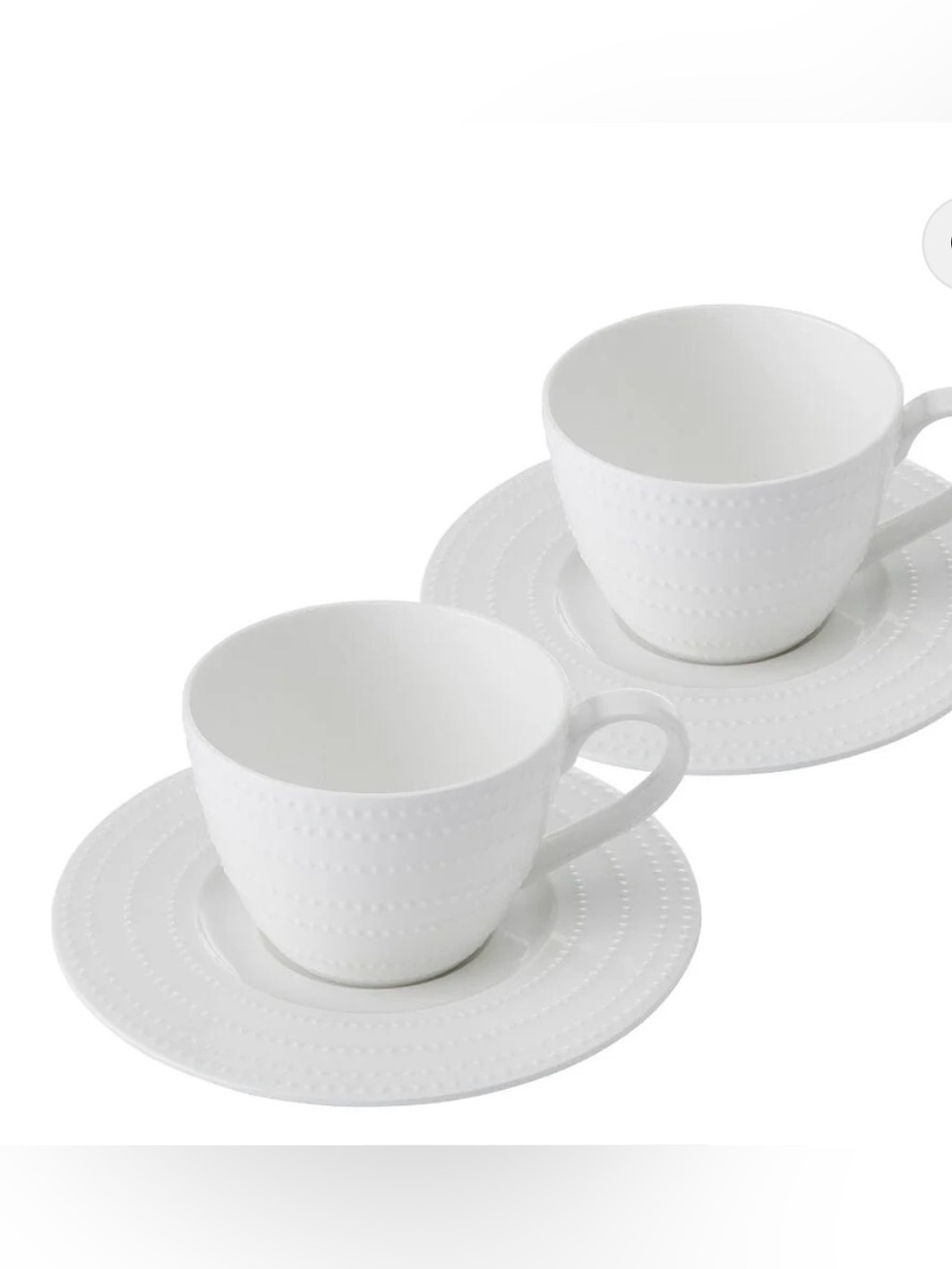 Mikasa Bone China Tea Cup and Saucer Set - 2 Piece